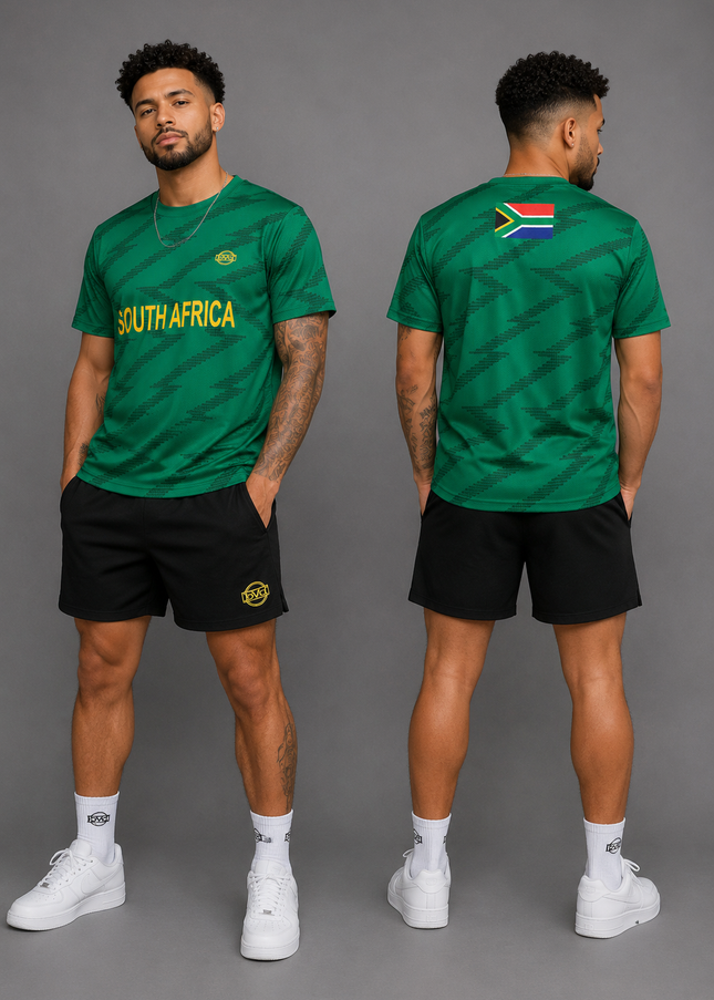 Adults South Africa Supporter Tee - Green