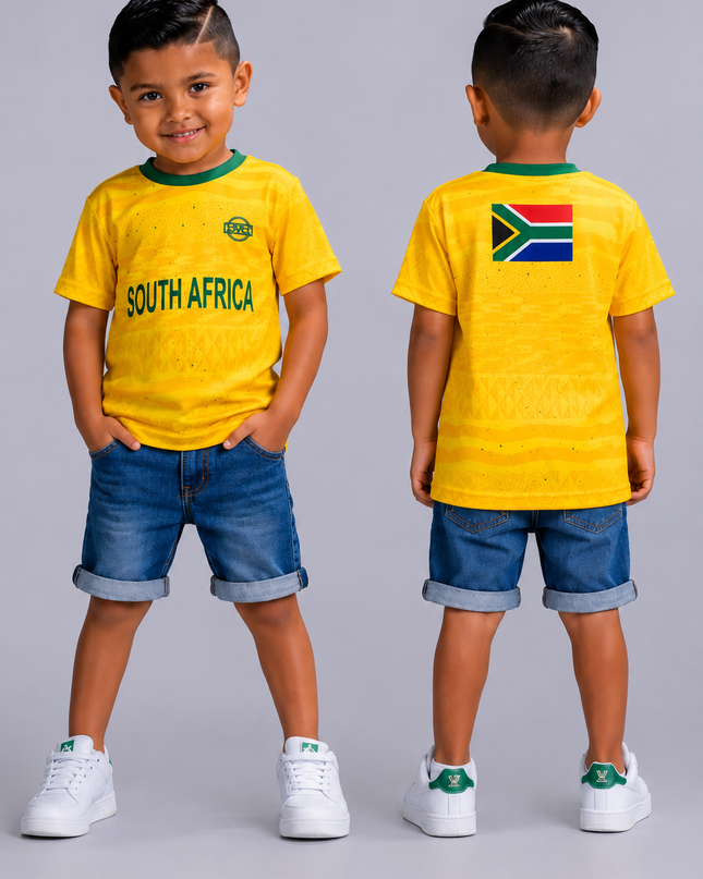Kids South Africa Supporter Tee - Sunshine
