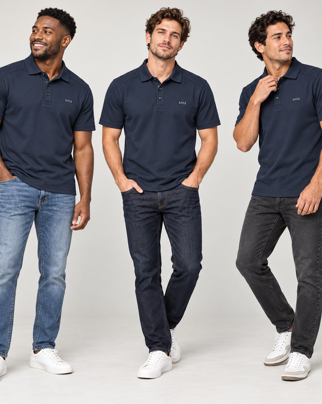 Classic Pique Golfer - Ink