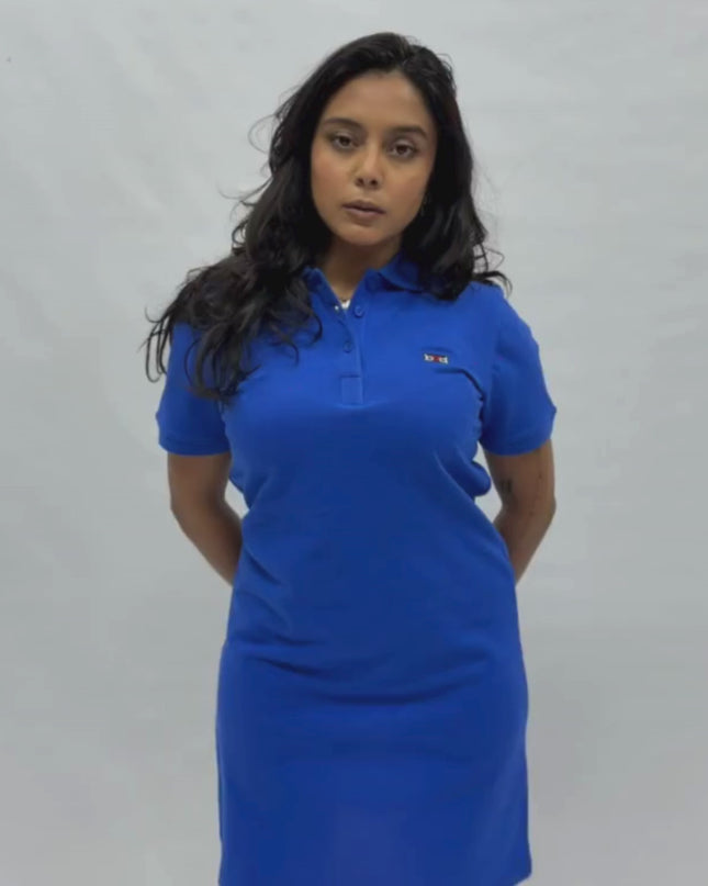 Ladies Pique Golfer Dress - Cosmic