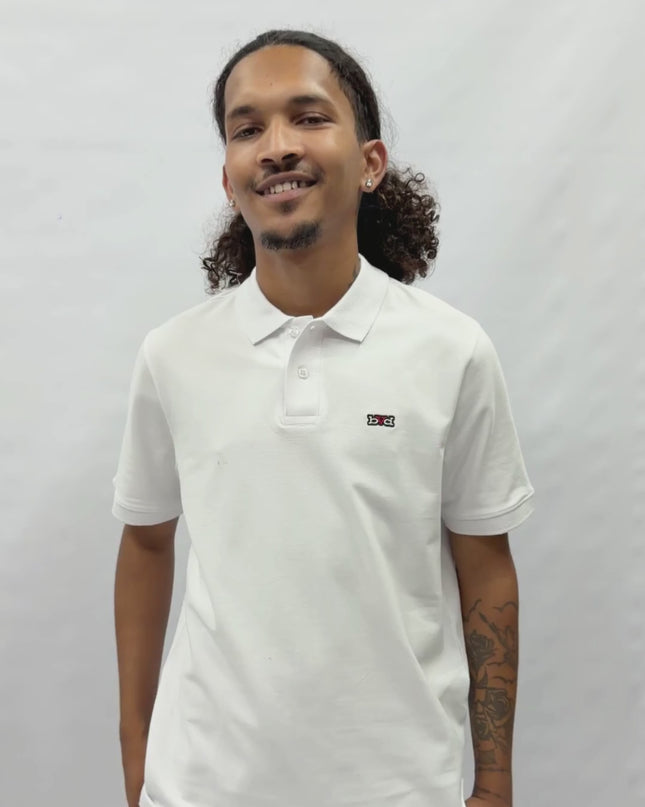 Pique Golfer Short Sleeve - White