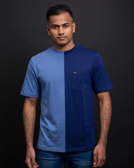 2 Tone Pocket T Short Sleeve - Royal/Airforce