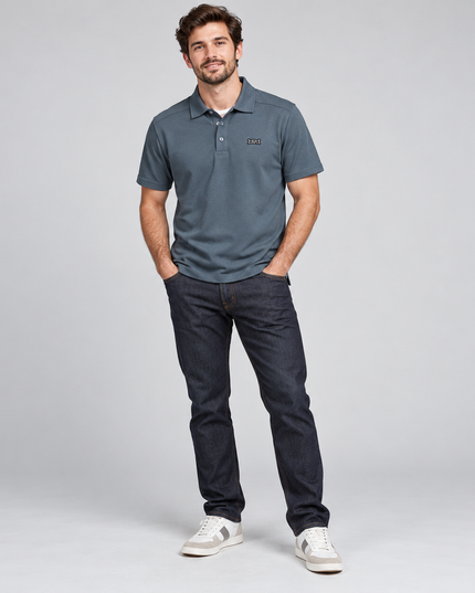 Classic Pique Golfer - Slate