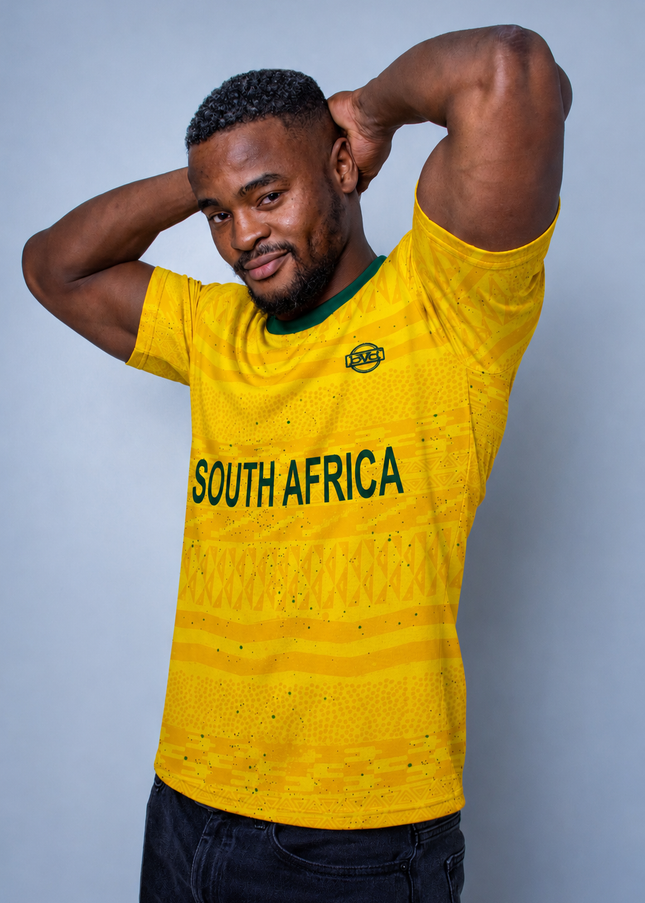 Adults South Africa Supporter Tee - Sunshine
