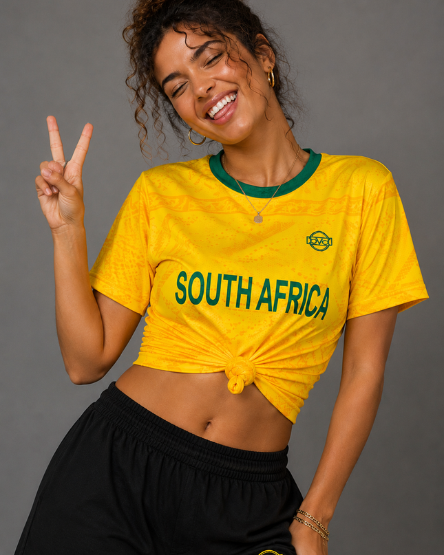 Adults South Africa Supporter Tee - Sunshine