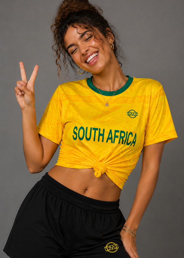 Adults South Africa Supporter Tee - Sunshine