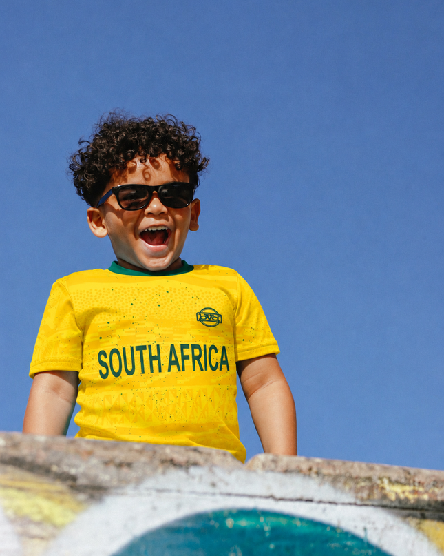 Kids South Africa Supporter Tee - Sunshine