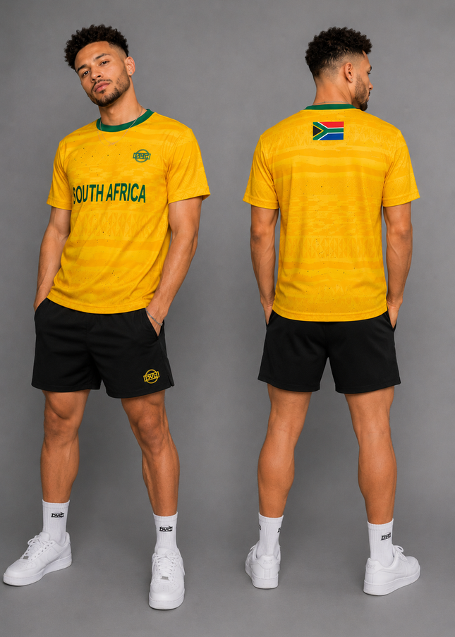 Adults South Africa Supporter Tee - Sunshine