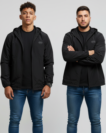Windbreaker Jacket - Black