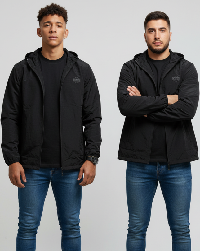 Windbreaker Jacket - Black
