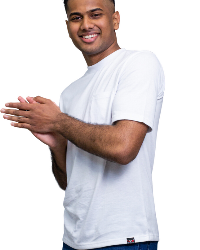 Classic Pocket T Short Sleeve - White