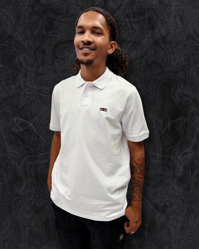 Pique Golfer Short Sleeve - White